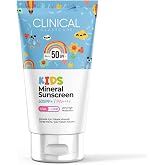 CLASYCARE &Ccedil;ocuk Mineral G&uuml;neş Kremi -Bebek ve &Ccedil;ocuk G&uuml;neş Losyonu | Geniş Spektrum UVA/UVB Koruması | Mercan Dostu, Hipoalerj