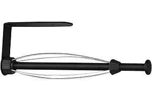 DURDIIY Uchwyt na papier kuchenny, samoprzylepny lub śruby do zestawu, uchwyt na papier toaletowy ze stali nierdzewnej 304, montowany na ścianie, uchwyt na papier toaletowy, akcesoria do łazienki i kuchni, pod szafkami