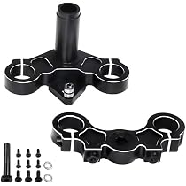 Kit De Triple Clamp GPM Racing En Aluminium 7075 Pour Moto RC LOSI 1:4 Promoto-MX - Amélioration Stabilité - Or