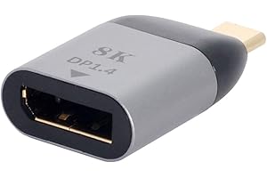 Cablecc - Adattatore convertitore da USB-C tipo C a Displayport, 4 K, 2 K, 60 Hz, per tablet e telefono e computer portatile
