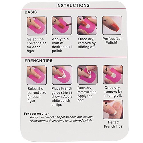G2PLUS 26 Pieces Nail Polish Stencils with 10 Sizes Nail Art Beauty Auxiliary Tools by G2Plus - 3