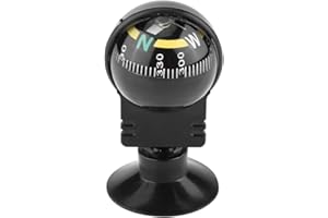 KIMISS Adjustable Dash Mount Compass Navigation Hiking Direction Pointing Guide Ball For Marine Boat Truck Auto Car Outdoor