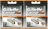 Gillette Contour Plus Cartridges - 20 Pack