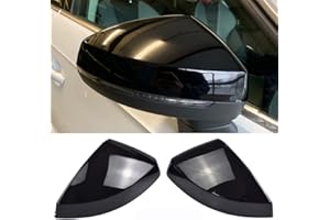 Kakulkomen 1 paio copri specchietto retrovisore copri specchietto retrovisore adatto per A3 S3 8V RS3 2013-2019 (nero brillante)