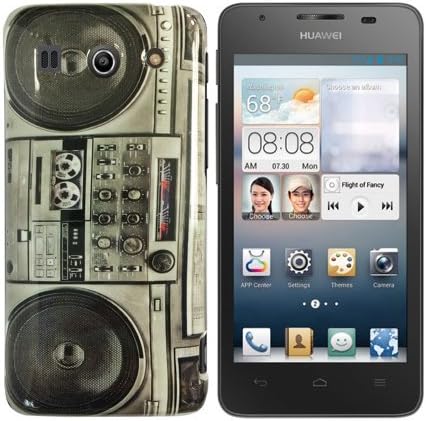 gada Protective Case for Huawei Ascend G520 / G525 / Silicone Thermoplastic Polyurethane / Stylish Cassette Recorder Design
