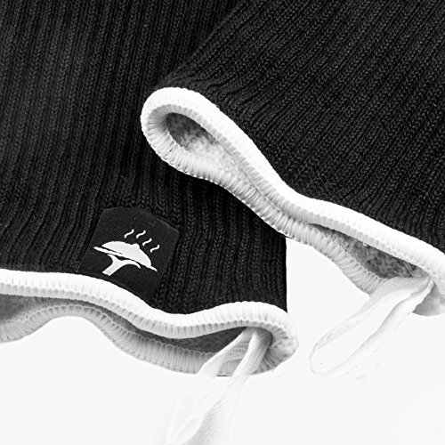 Ofenhandschuhe hitzebeständig und feuerfest bis zu 500 °C im 2er Set – 36cm extra lang für den sicheren Einsatz als Grillhandschuhe & Topfhandschuhe zum Kochen, Grillen oder Backen – schwarz - 5