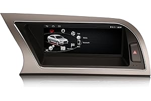 Erisin 8.8" Android 11 Autoradio GPS Navi für Audi A4 (2013-2016) Car Multimedia Unterstützt IPS Screen OEM Bluetooth DAB+ Kabelloses CarPlay Android Auto USB DVR TPMS SWC WiFi 4GB RAM+64GB ROM
