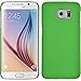 Produktbild PhoneNatic Case kompatibel mit Samsung Galaxy S6 - Hülle grün gummiert Hard-case + 2 Schutzfolien