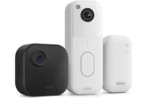 Blink Outdoor 4 Camera with free Blink Video Doorbell, Sync Module Core included