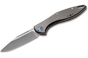 MKM 01CC015 Unisex – Erwachsene Taschenmesser Fara Titanium, Grau, 17,8cm