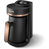 Philips 5000 Series Turkish Coffee Machine, Roasted Turkish Coffee Cooking Function, Easy to Use Touch Keys Black & B