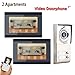 Produktbild HUALI 7inch Record Wireless WiFi 2 Apartments Video Door Phone Intercom System IR-Cut HD 1000TVL Camera Doorbell Camera mit 2 Taste 2 Monitor Waterproof