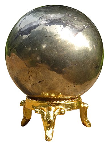 HARMONIZE Arte de Equilibrio de la Bola de la Piedra de la pirita Decoración curativa de la Tabla de la Piedra de Reiki