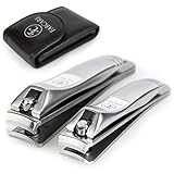Nagelknipser 2er Set inkl. Etui - Nagelschneider aus...