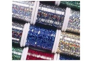 Veniard Fly Tying Tinsel, TWO Spools Holographic Tinsel, SIZE MEDIUM
