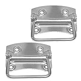kistengriff klappbar S = 1,5 mm 2 Stück Kistengriff A2 Edelstahl 100x80 mm Truhengriffe Boxengriffe Klappgriffe Möbelgriff