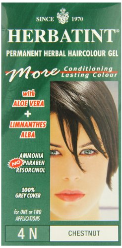 Herbatint 4N Chestnut Permanent Herbal Hair Colour Gel 135ml