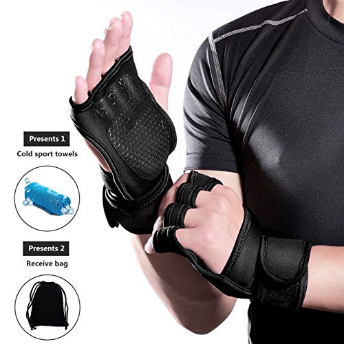iWalker Guantes Gimnasios de Crossfit para los Deportes Fithil Guantes de Crossfit para Gimnasio con Muñequera para Mujer y Hombre ...