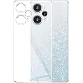 حافظة KZY Contact Super Silicone الشفافة مع غطاء حماية للكاميرا متوافقة مع Xiaomi Poco F5