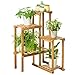 Produktbild PLL Balkon mehrstöckige Bodenständer Massivholz Blumenständer Blumentopf Rack Holz Wohnzimmer Indoor Sukkulenten Rack