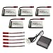 Produktbild HYF STONE Drohnen Batterie 3,7 V 750 mAh für HOLY Stone HS110 HS200 MJX X300W X800 Syma X56W X54HW GoolRC 509W JXD 509G