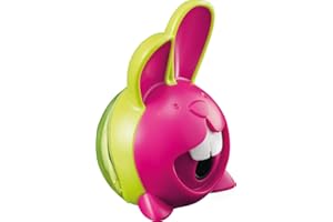 Maped Croc Croc Innovation Zabawna temperówka do ołówków Opatentowany system do nauki ostrzenia ołówków - temperówka z 1 otworem, kolor różowy