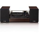 Lenco LS-200 Ahşap Harici Hoparl&ouml;rl&uuml; Bluetooth Pikap-LS-200