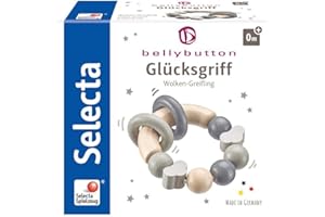 Selecta 64002 Glücksgriff, Greifling - bellybutton, grau, 7,5 cm