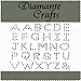 Clear Letters Alphabet ABC Vajazzle Rhinestone Gems Upper Case - created exclusively for Diamante Crafts