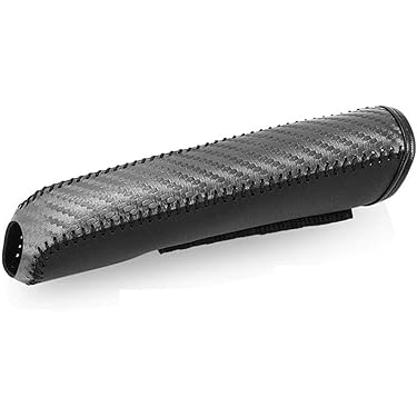 Copri Freno A Mano In Pelle Per Honda Accord / 8 - Design Nero, Pelle Ecologica