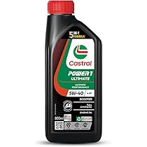 Castrol POWER1 ULTIMATE 5W-40 4-AT Synthetic Engine Oil for