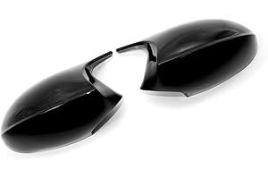 Aumotop 1 Paio di Tappi Copri specchietti Laterali Stile M3 Nero Lucido Compatibile con BMW E90 E91 E92 E93