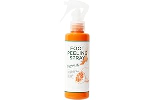 OWSEN Foot Peeling Spray Orange Oil | Foot Peeling Spray That Remove Dead Skin,Remove Dead Skin within Seconds,Pedicure Dead Skin Exfoliator for Cracked Rough Heels, Dry Toe Skin & Calluses 110ml