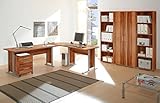 Neues Modell aus 2018 moebel-dich-auf Arbeitszimmer Office Line in Walnuss 7-teilig