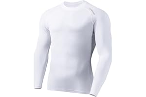 SURFEASY Herren Rashguard Langarm Sonnenschutz Rash Vest Men, Rash Guard Shirt Zum Surfen Schwimmen Angeln Wandern