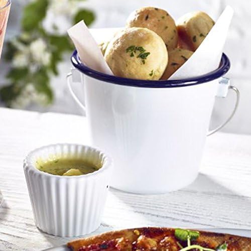 Royal Genware Fluted Ramekin 3oz / 85ml - Set of 12 - Dip Pots, Sauce Pots, Dip Dishes