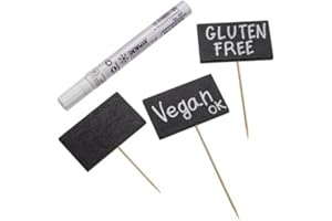 Leone Horeca- Spiedi Lavagna e Pennarello, Multicolore, Leone_S0300