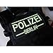 Produktbild JTG Rückenschild Polizei Berlin Patch, gid (glow in the dark) / 3D Rubber Patch