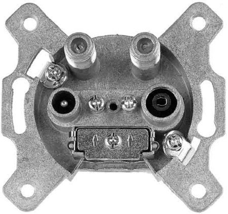 Price comparison product image Preisner SAE301T Silver Outlet Box – Outlet Boxe