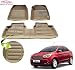 Auto Pearl - Premium Quality Custom Fit Croc Finish Beige Color 5D Car Mats For - Ford Figo Aspire RS.3449.00