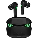 Black Shark Cuffie Bluetooth con Latenza Ultra-bassa di 0,035s, Doppio Microfono con Cancellazione del Rumore Ambientale, Blu