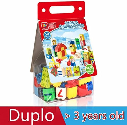 Duplo DIY Building Blocks Dricks Compatible with LEGO Duplo original Block 50Pcs Children's Educational Toys