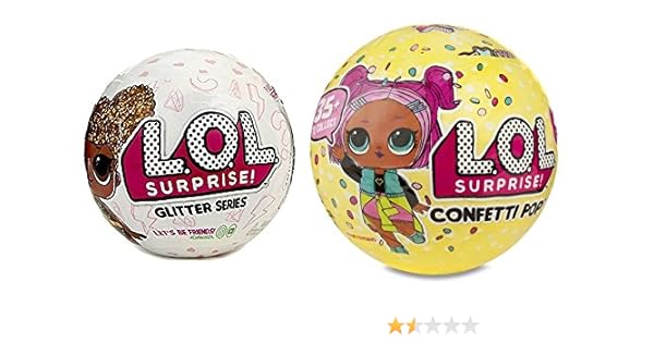 lol white glitter ball