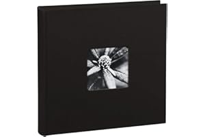 Hama Album Photo "Fine Art" (format 30 x 30 cm, 100 pages noires, sans spirale) Noir