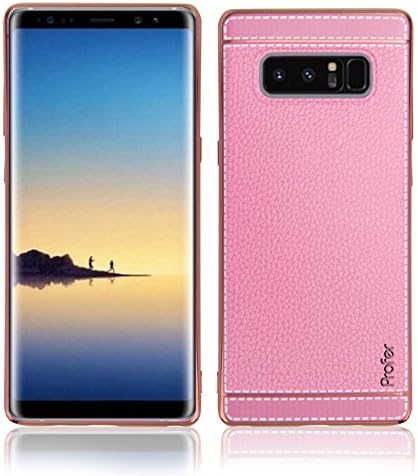 Samsung Galaxy Note 8 Case, Profer ANTI-Scratches TPU ULTRA SLIM FLEXIBLE SOFT Bumper Protective Skin Case for Samsung Galaxy Note 8 (Pink)