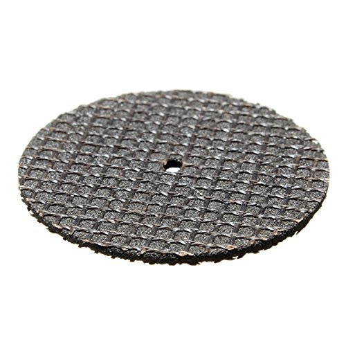 Sonline 25 Stk Trennscheiben Trennscheibe Satz 32mm mit Spanndorn Fuer Dremel Drehwerkzeug - 2