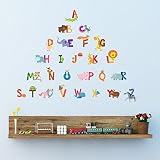 Decowall DM-1503A Tier-Alphabet Wandsticker Wandaufkleber Wandtattoo Kinderzimmer - 2