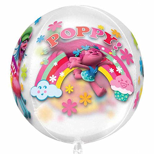 Amscan International 3465201 15 Zoll „Trolle klar Orbz Luftballons“ Ballon - 3