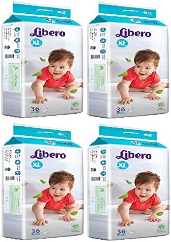 Libero Open Extra Large Size Diaper - 144 Counts