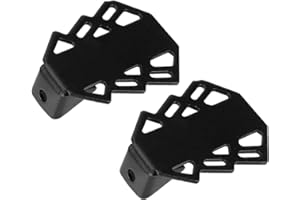 Aigend 1 Paio Pedali per Bici, Universali Pedali Bicicletta in Ferro Anti-Slittamento Robusti e Durevoli con Foro per Vite di Montaggio da 5 Mm per la Maggior Parte delle Biciclette